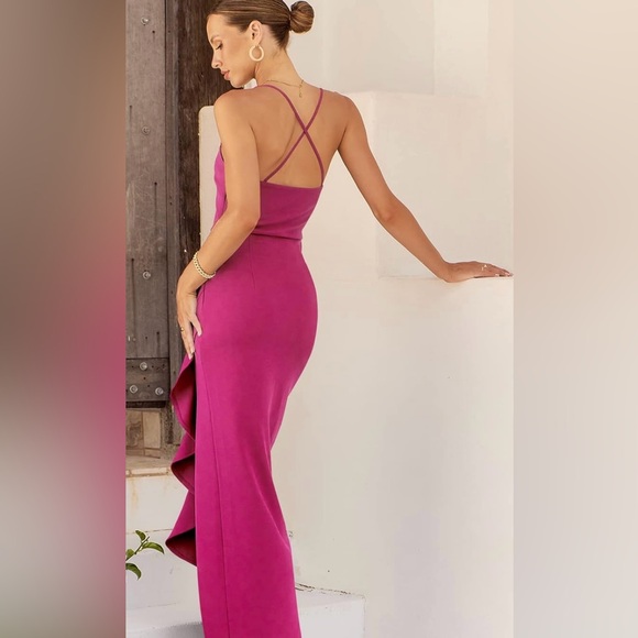 ANRABESS Women’s Bodycon Maxi Dress - Picture 2 of 4
